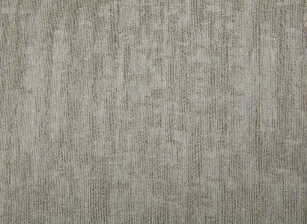 Canapé d'angle en velours chiné taupe BALIANE