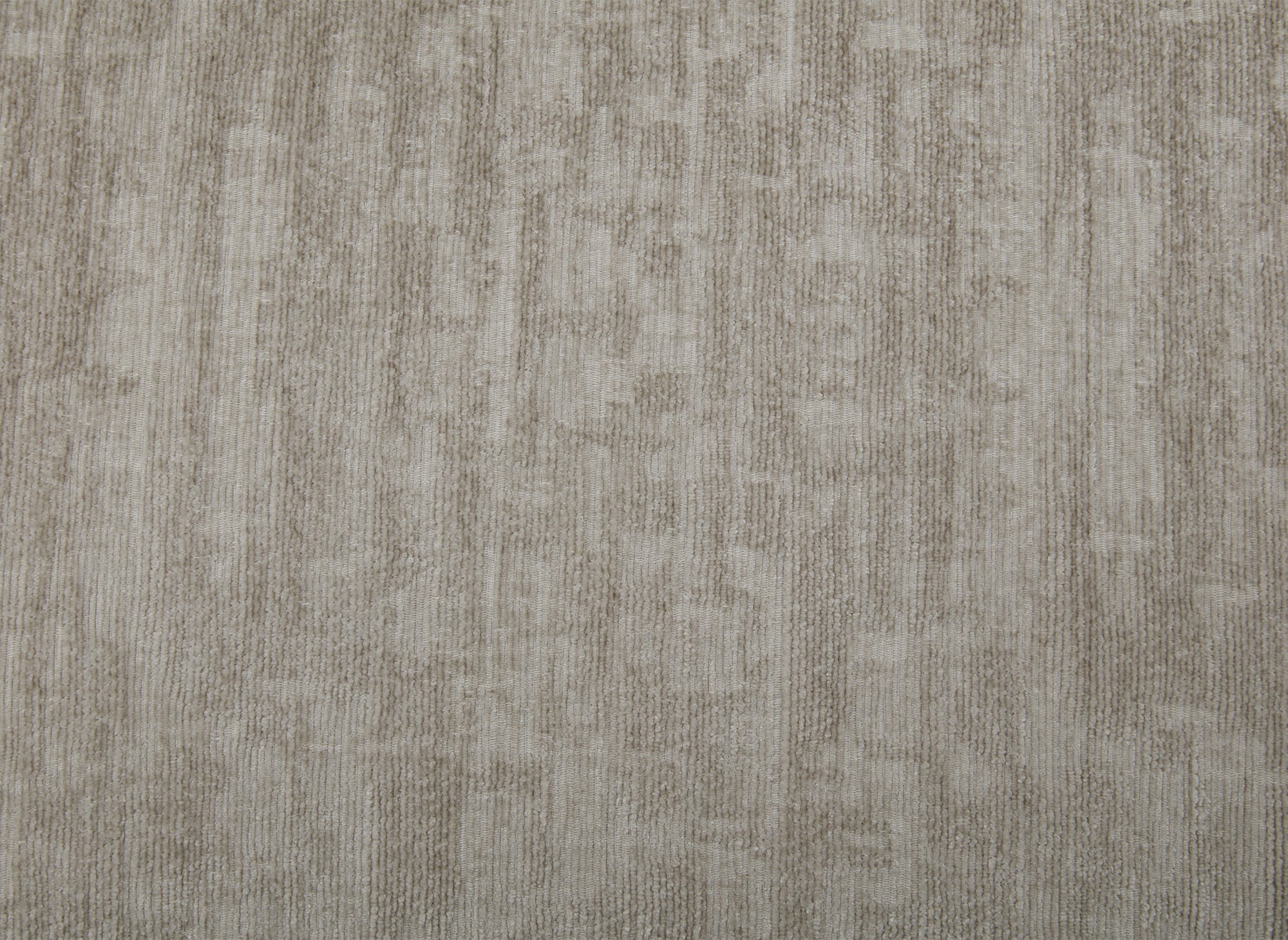 Canapé d'angle en velours chiné taupe BALIANE