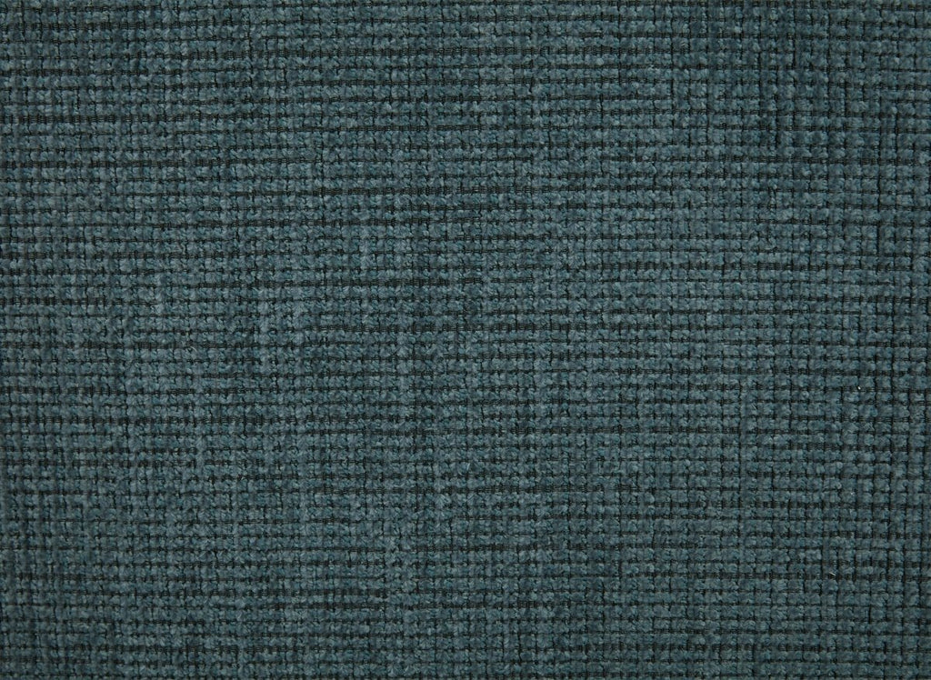 Canapé 3 places en velours chiné bleu CARLOTA