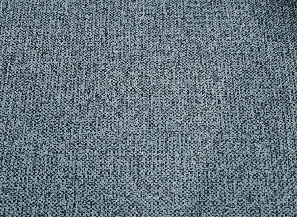 Canapé convertible 3 places en tissu texturé bleu MAYORA