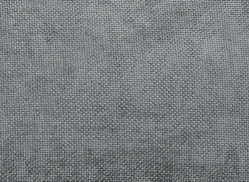 Canapé d'angle convertible avec coffre de rangement en velours chiné gris SAMINA - Angle droit