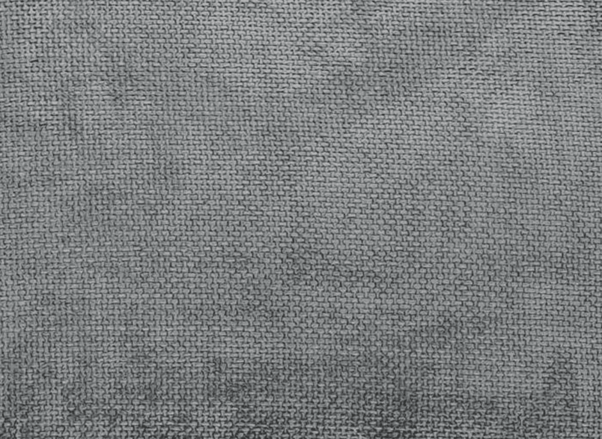Canapé d'angle convertible avec coffre de rangement en velours chiné gris SAMINA - Angle gauche