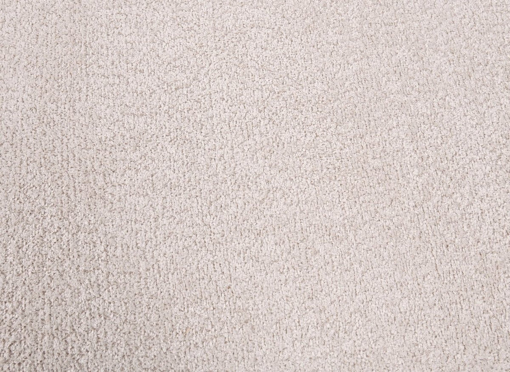 Canapé d'angle convertible avec coffre en tissu bouclette beige MARLA - Angle droit