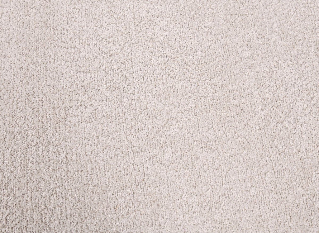 Canapé d'angle convertible avec coffre en tissu bouclette beige MARLA - Angle gauche