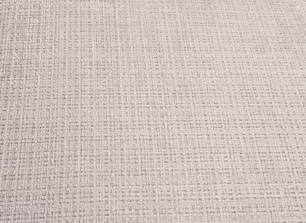 Canapé d'angle convertible avec coffre en velours chiné beige MARLA - Angle droit