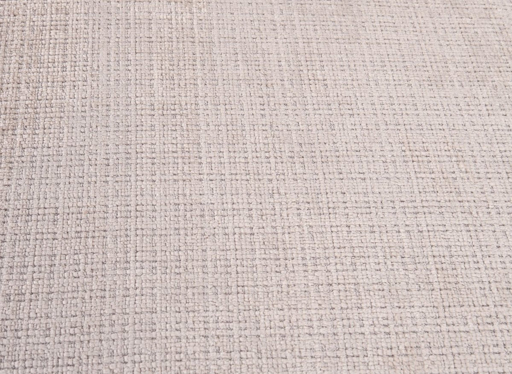 Canapé d'angle convertible avec coffre en velours chiné beige MARLA - Angle gauche