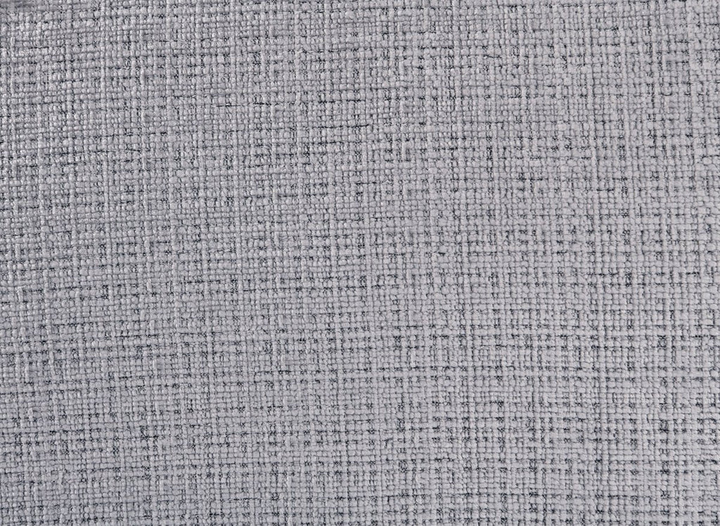 Canapé d'angle convertible avec coffre en velours chiné gris MARLA - Angle droit
