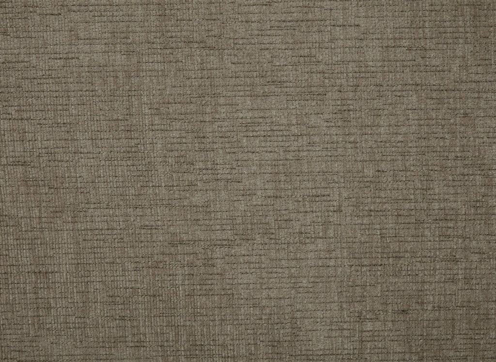 Canapé d'angle relax électrique en velours chiné taupe DANIA -Angle droit