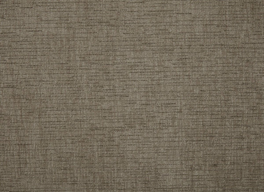 Canapé d'angle relax électrique en velours chiné taupe DANIA -Angle gauche