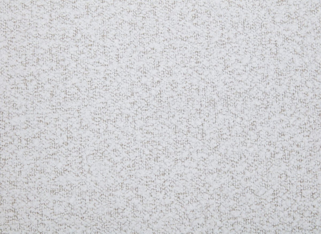 Canapé d'angle relax en tissu bouclette doux beige MARINA - Angle droit