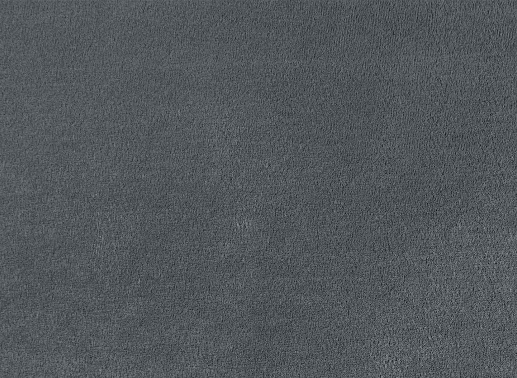 Canapé droit fixe 2 places en velours gris CELINE