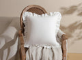 Coussin blanc écru 45x45 cm TORONTO