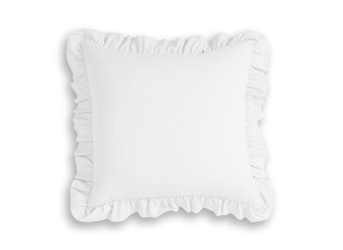 Coussin blanc écru 45x45 cm TORONTO