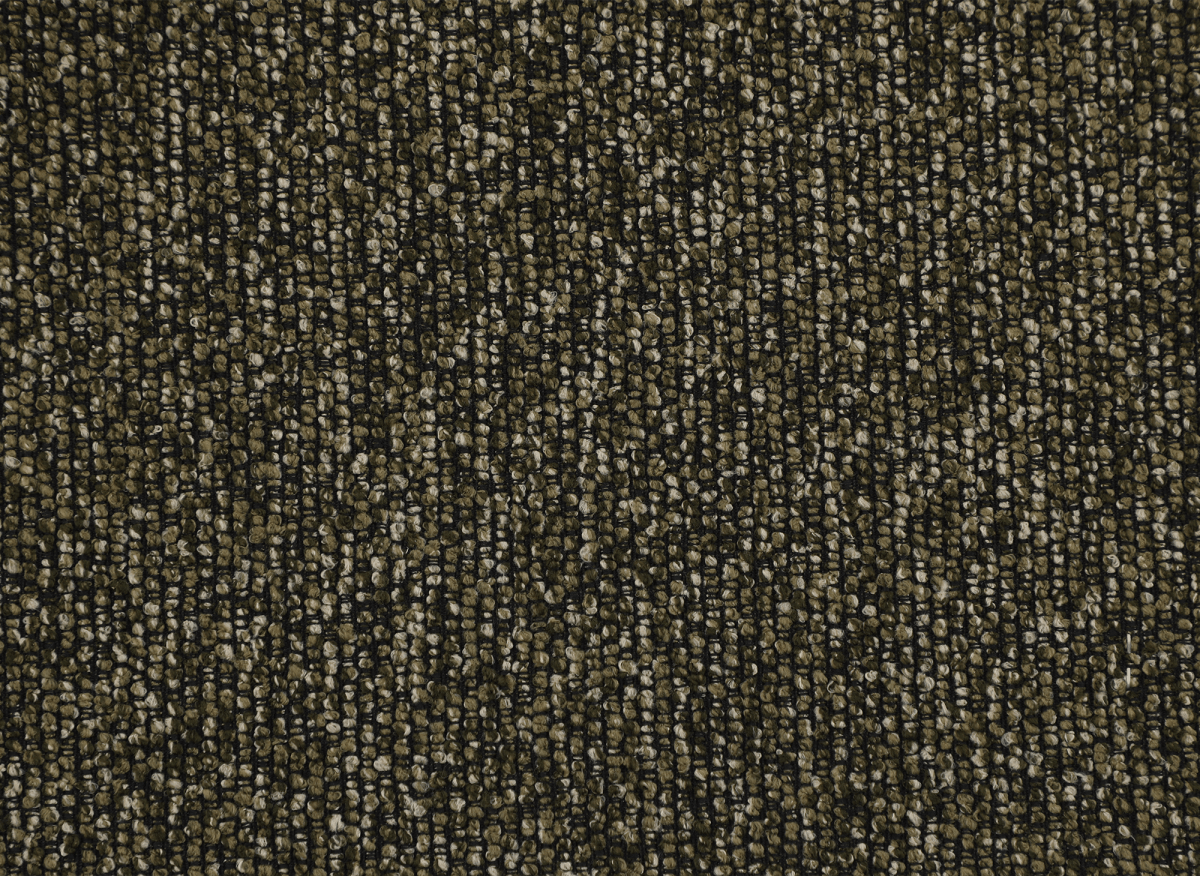 Fauteuil relax pivotant en velours texturé vert kaki LISON