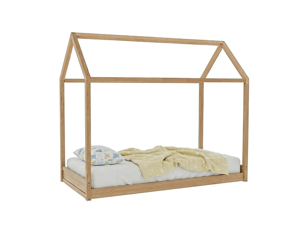 Lit cabane en bois 90 x 190 cm POPY