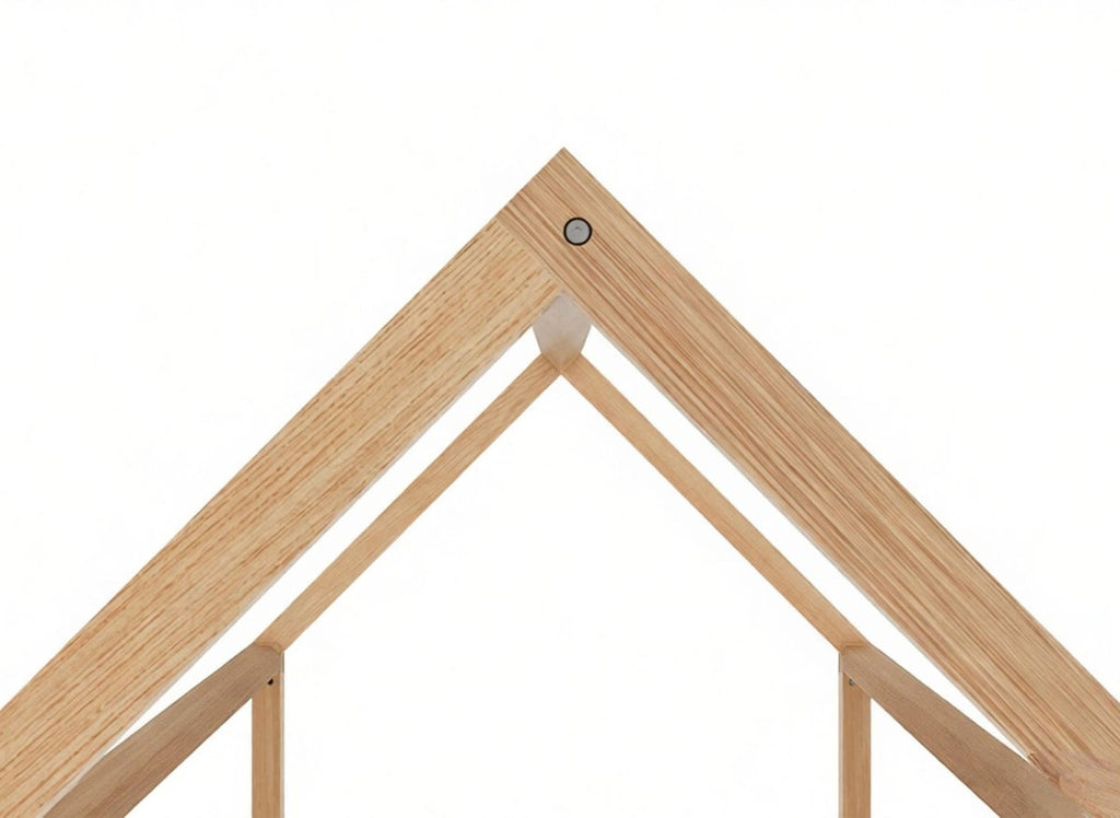 Lit cabane en bois 90 x 190 cm POPY