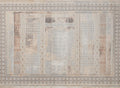 Tapis à motifs orientaux beige et marron 160 x 230 cm LUMA