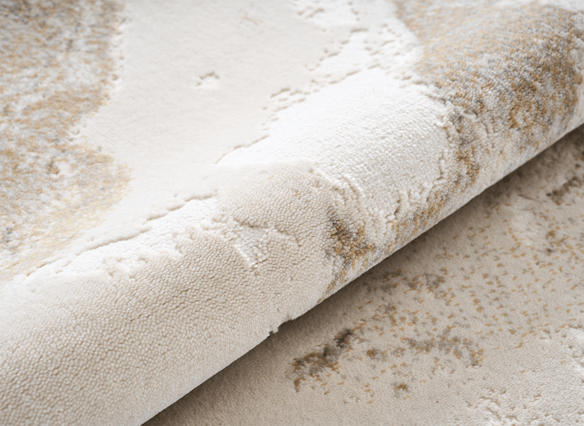 Tapis beige à motifs 160 x 230 cm NIRA