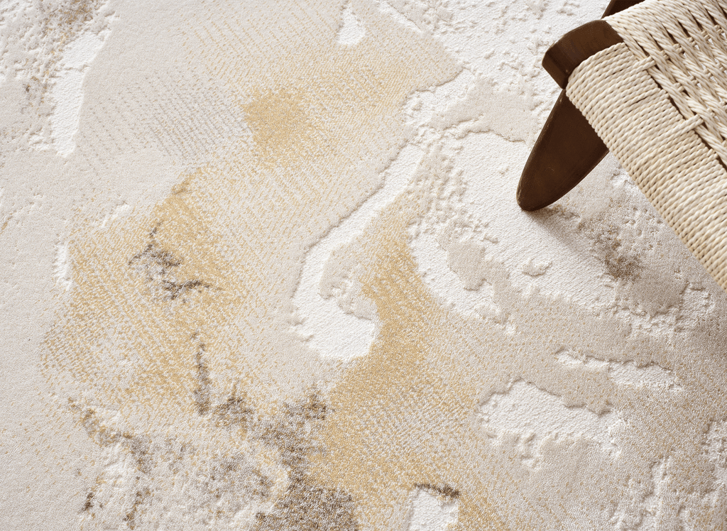 Tapis beige à motifs 160 x 230 cm NIRA