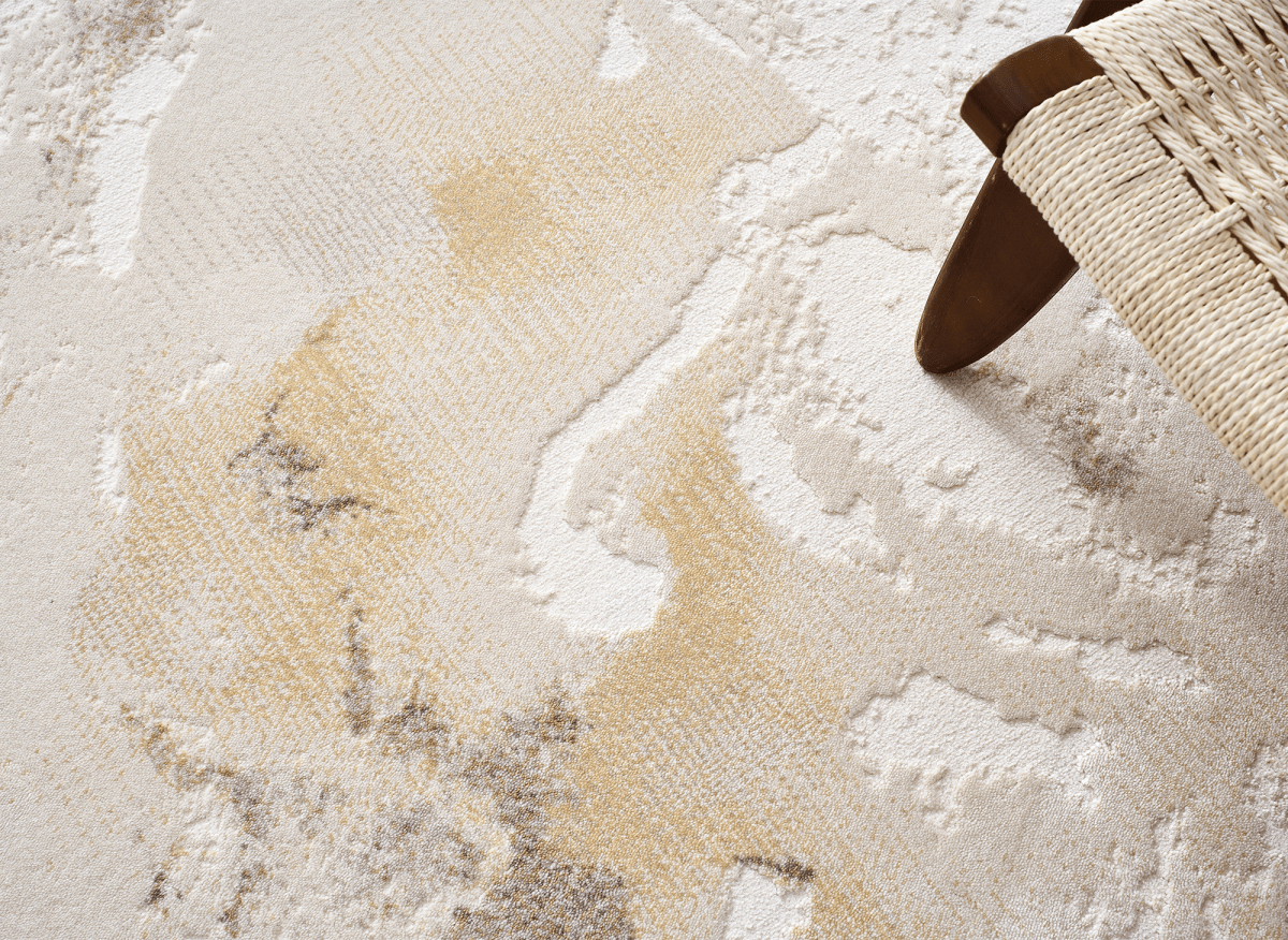 Tapis beige à motifs 160 x 230 cm NIRA