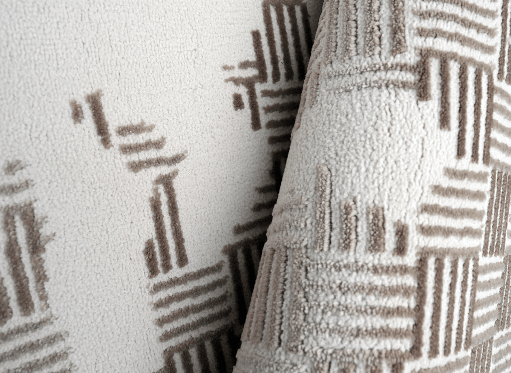 Tapis beige à motifs 160 x 230 cm SALVIA