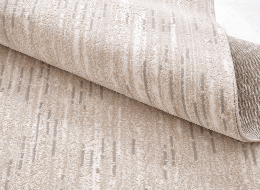 Tapis beige à motifs 160 x 230 cm SEYA