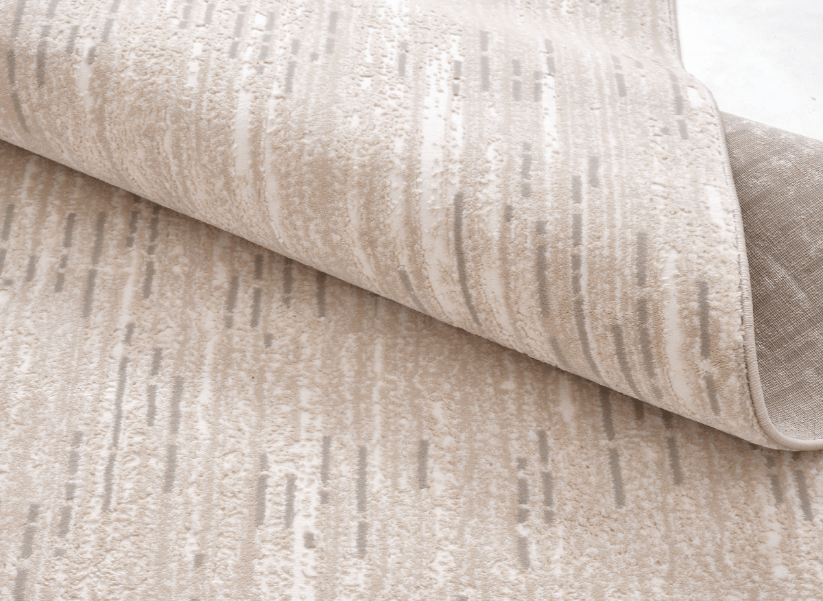 Tapis beige à motifs 160 x 230 cm SEYA