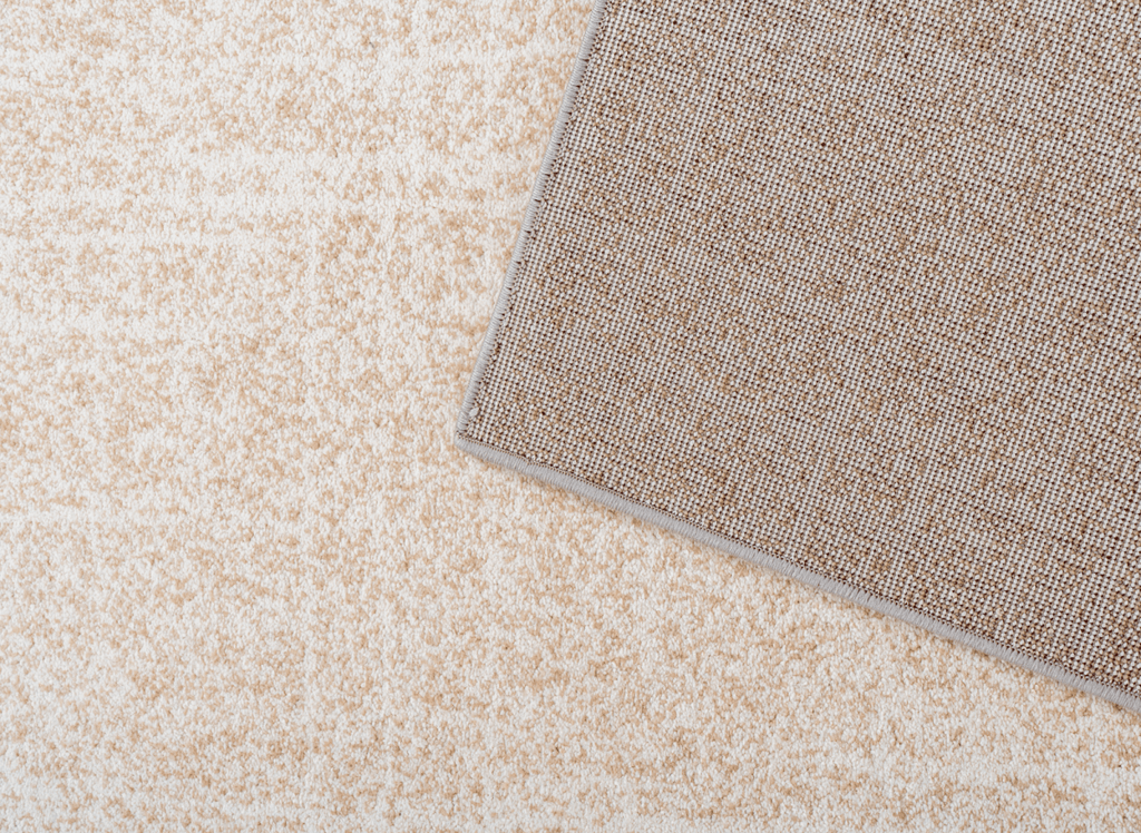 Tapis beige à motifs écru 160 x 230 cm SOLANN
