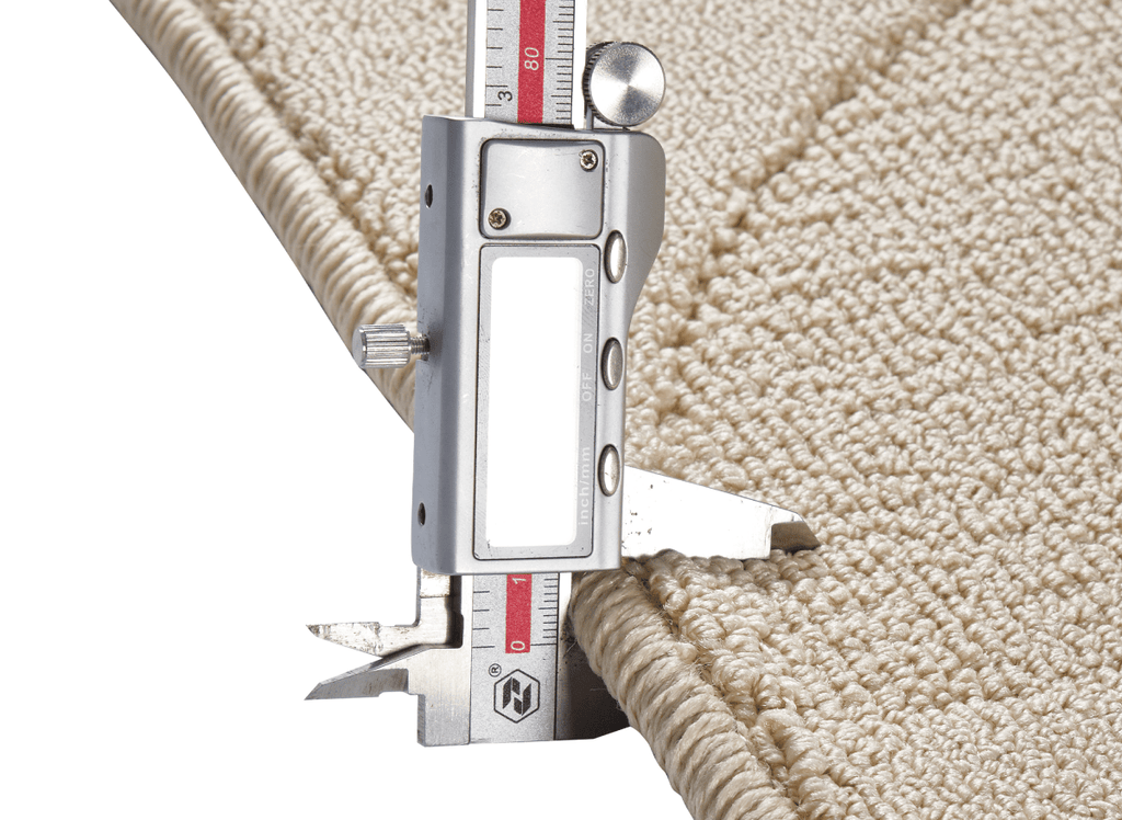 Tapis beige à motifs ronds 200 x 290 cm PURO