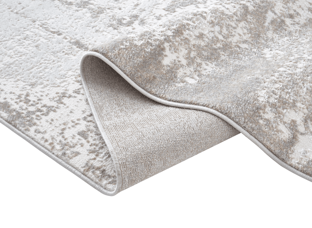 Tapis beige effet béton 160 x 230 cm MINERAL