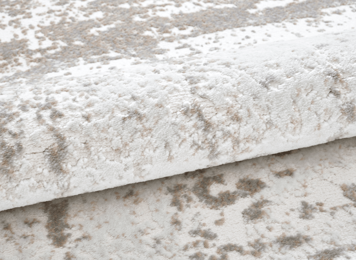 Tapis beige effet béton 160 x 230 cm MINERAL
