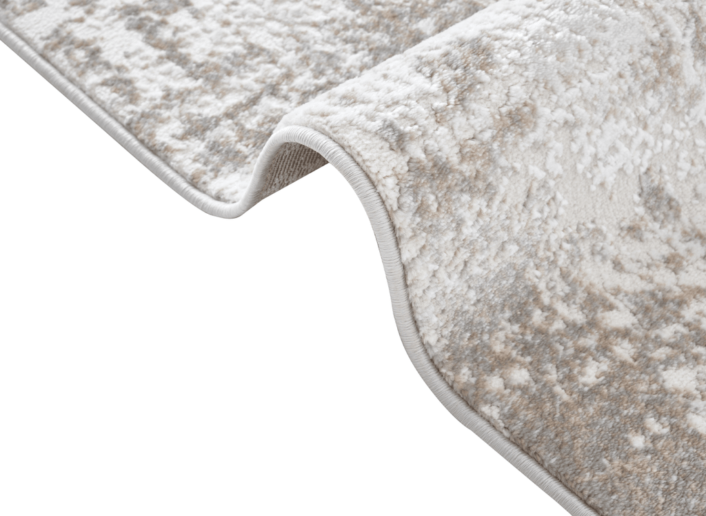 Tapis beige effet béton 160 x 230 cm MINERAL