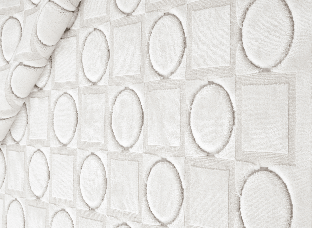 Tapis blanc écru à formes géométriques 154 x 230 cm KAELIES
