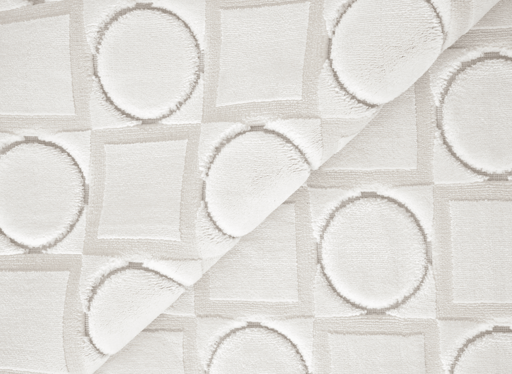 Tapis blanc écru à formes géométriques 154 x 230 cm KAELIES
