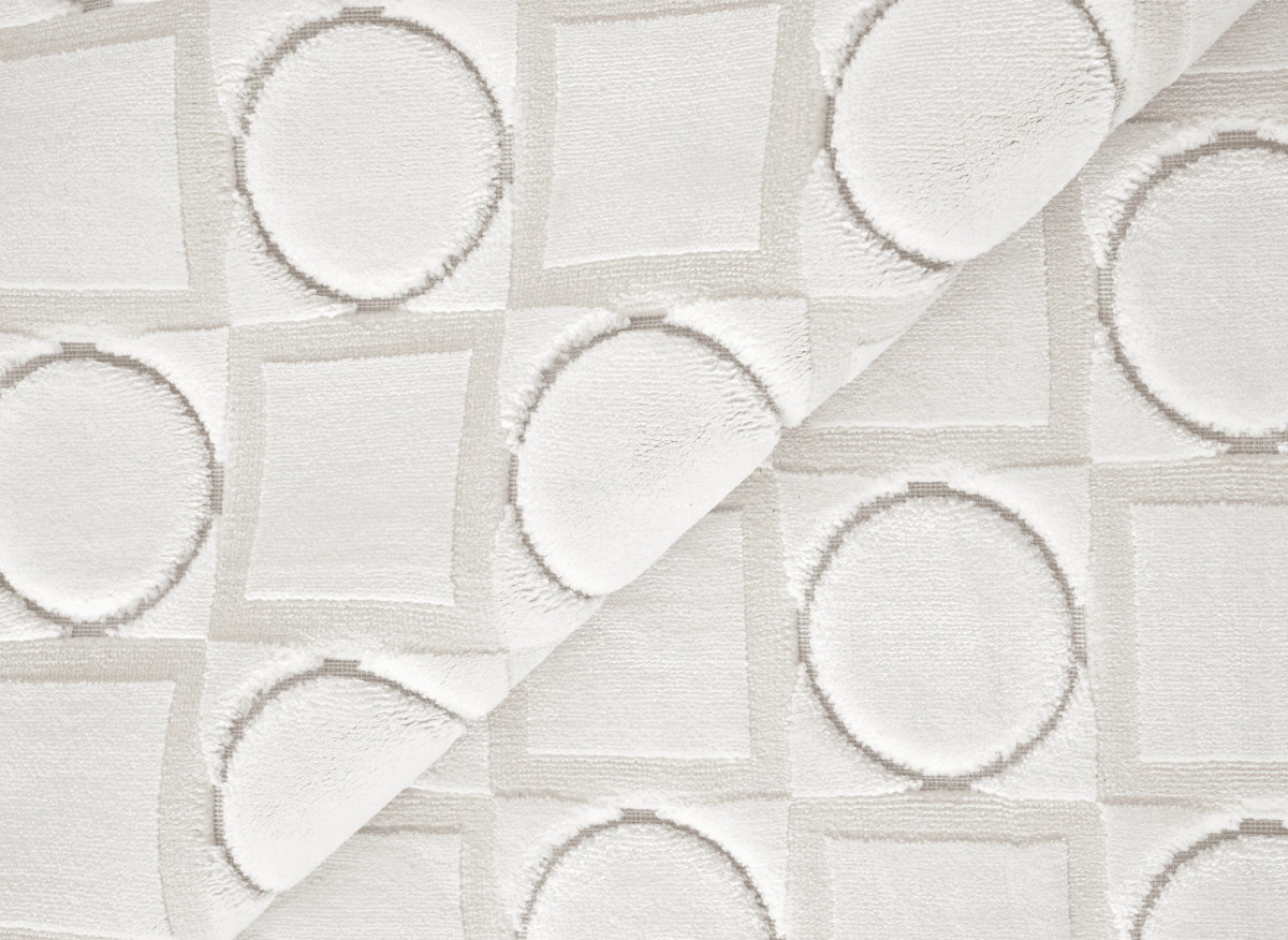 Tapis blanc écru à formes géométriques 154 x 230 cm KAELIES