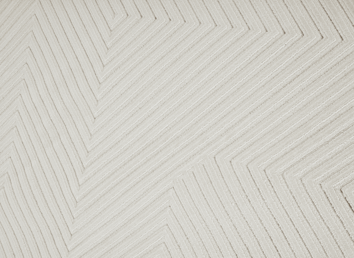 Tapis blanc écru à losanges beiges 160 x 230 cm ROUBY