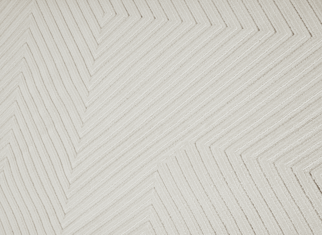 Tapis blanc écru à losanges beiges 200 x 290 cm ROUBY