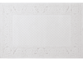 Tapis blanc écru effet moulure parisienne 154 x 230 cm CESAR