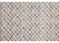 Tapis géométrique taupe et marron 200 x 290 cm LATTICE