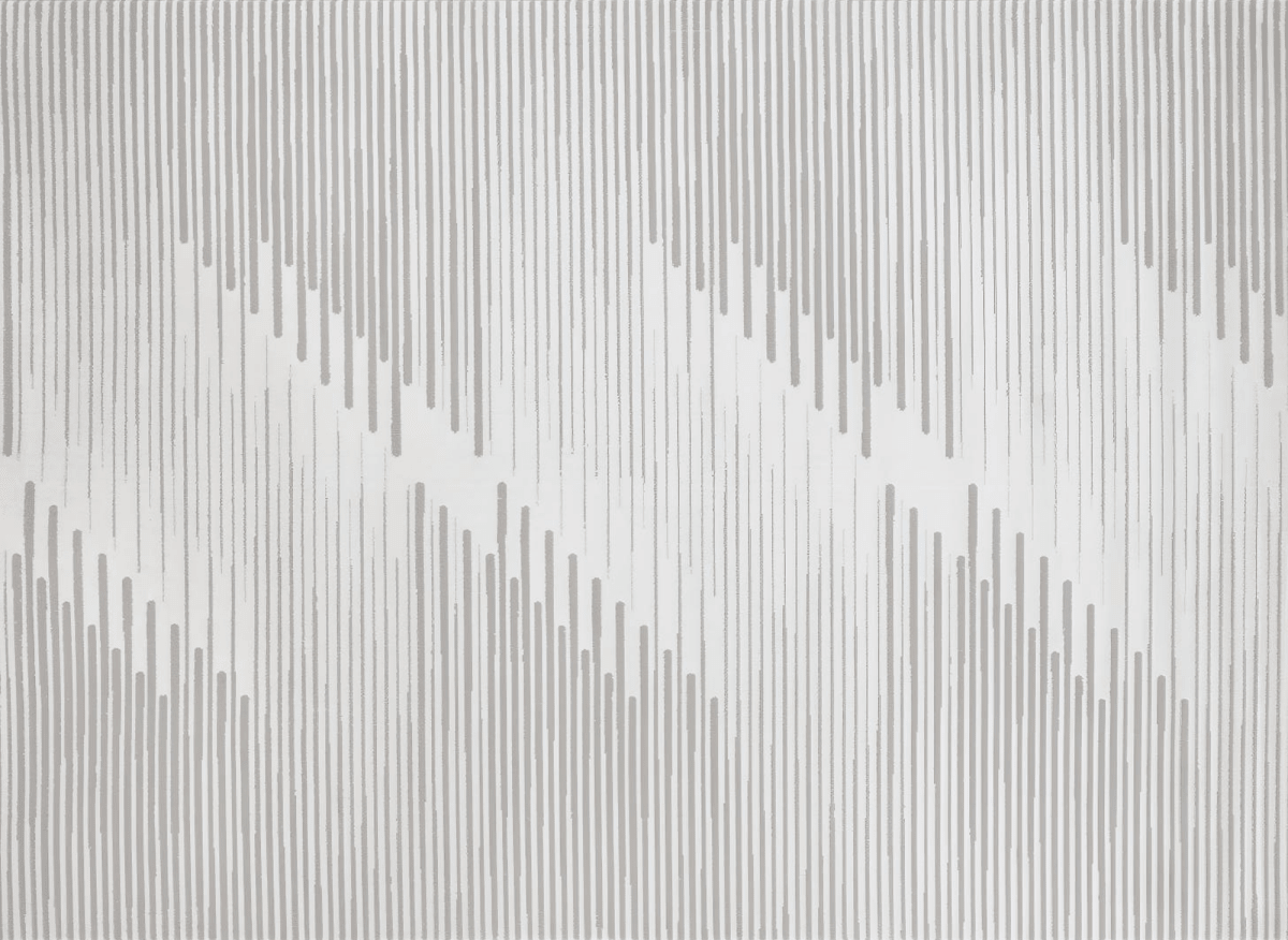 Tapis gris à lignes asymétriques 200 x 290 cm VENISE