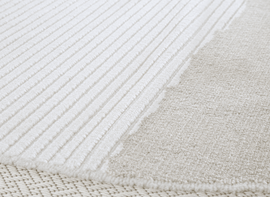 Tapis gris à motif circulaire 160 x 230 cm SYDNEY