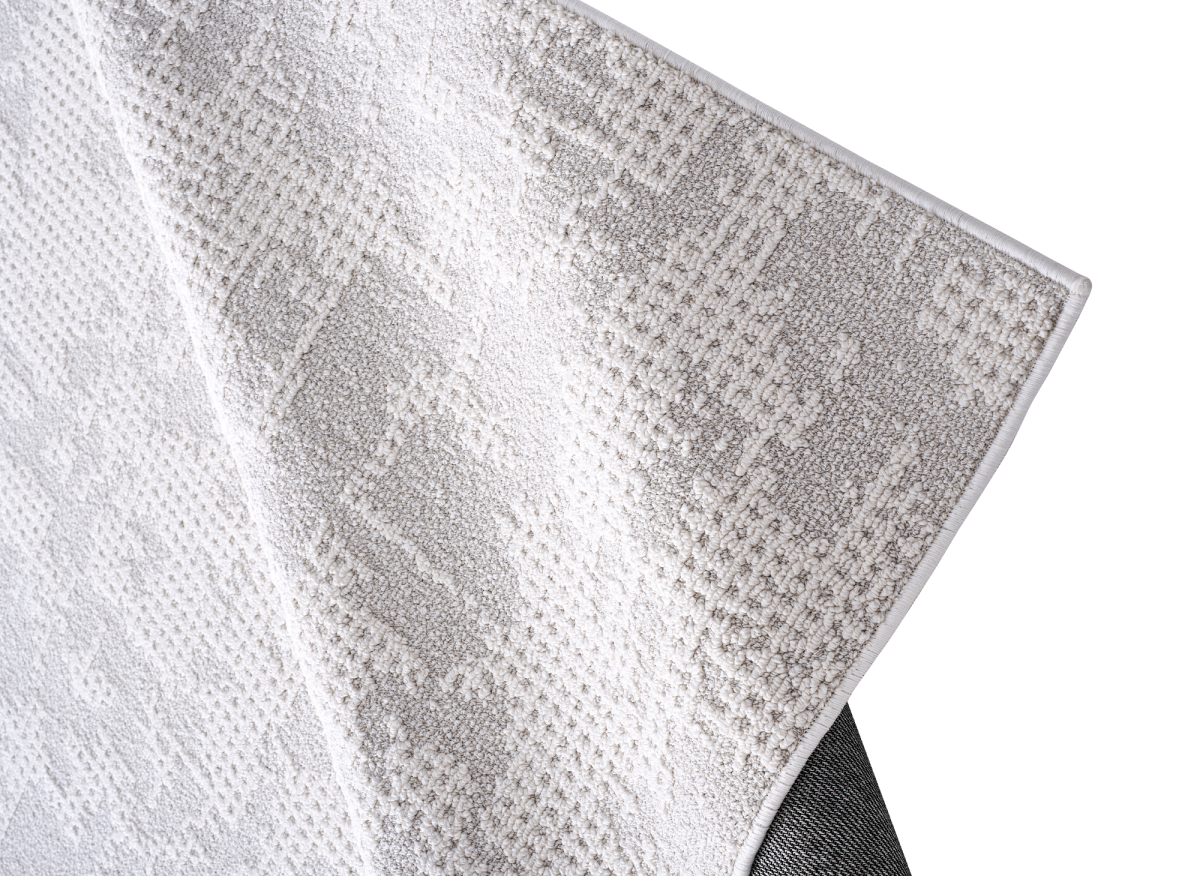 Tapis gris à motifs 200 x 290 cm BLOUJE