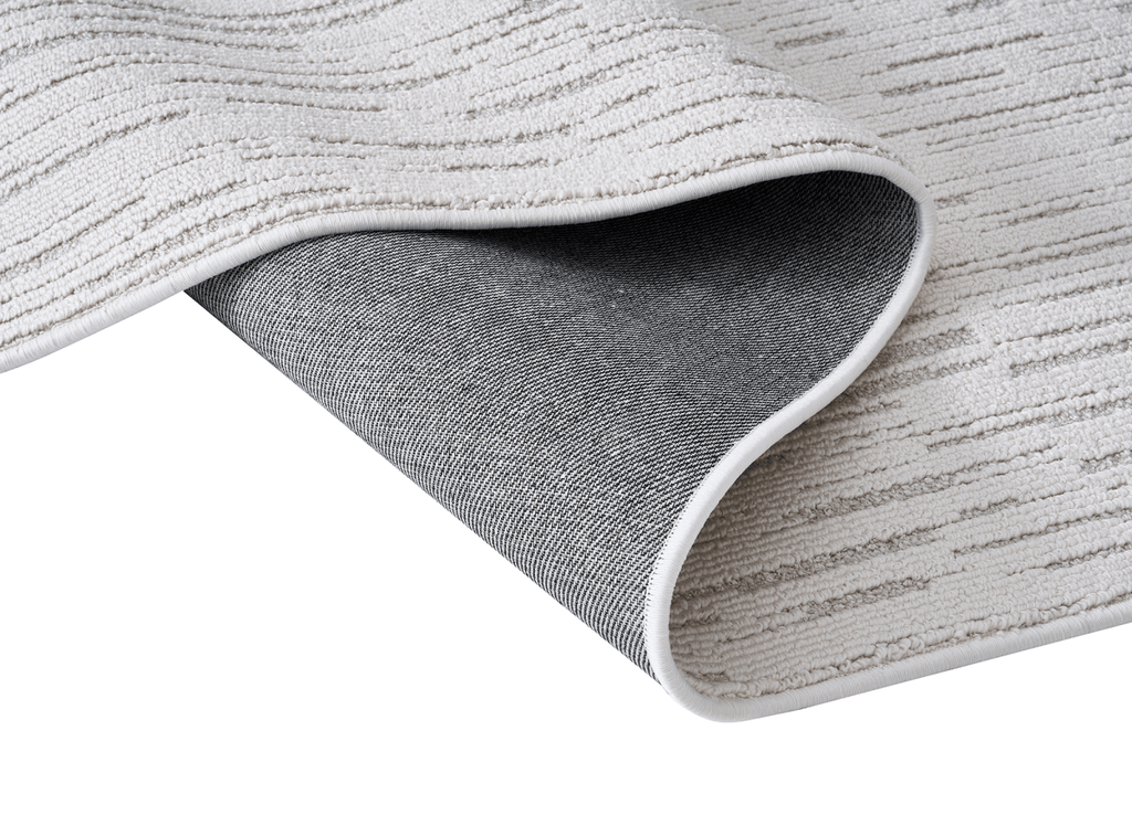 Tapis gris à motifs 200 x 290 cm BRIDGE