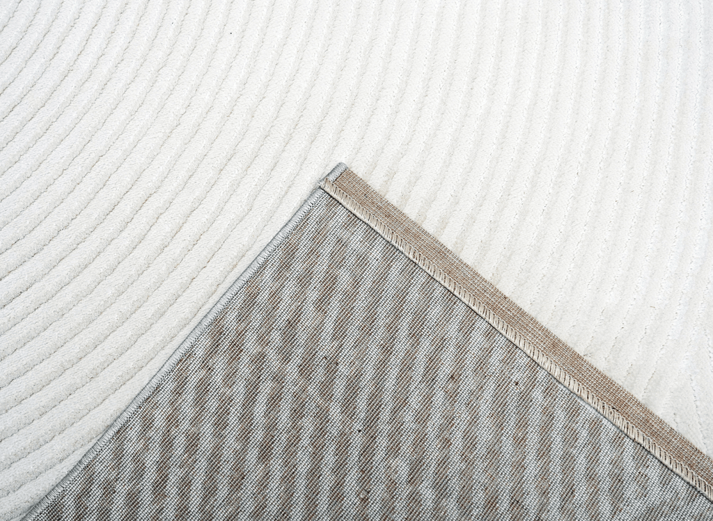 Tapis gris à motifs circulaires 200 x 290 cm NOLOCO
