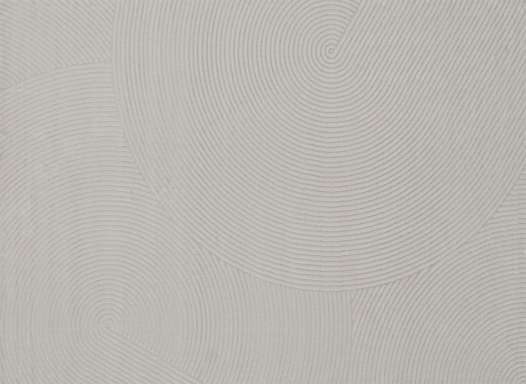 Tapis gris à motifs circulaires 200 x 290 cm NOLOCO