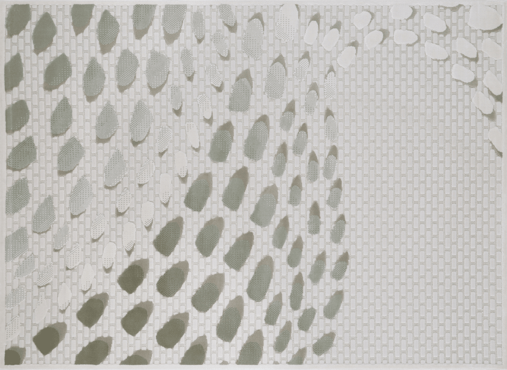 Tapis gris à motifs écailles 160 x 230 cm OLERA