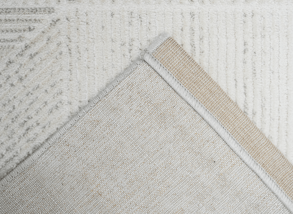 Tapis gris à motifs géométriques 160 x 230 cm BALSA