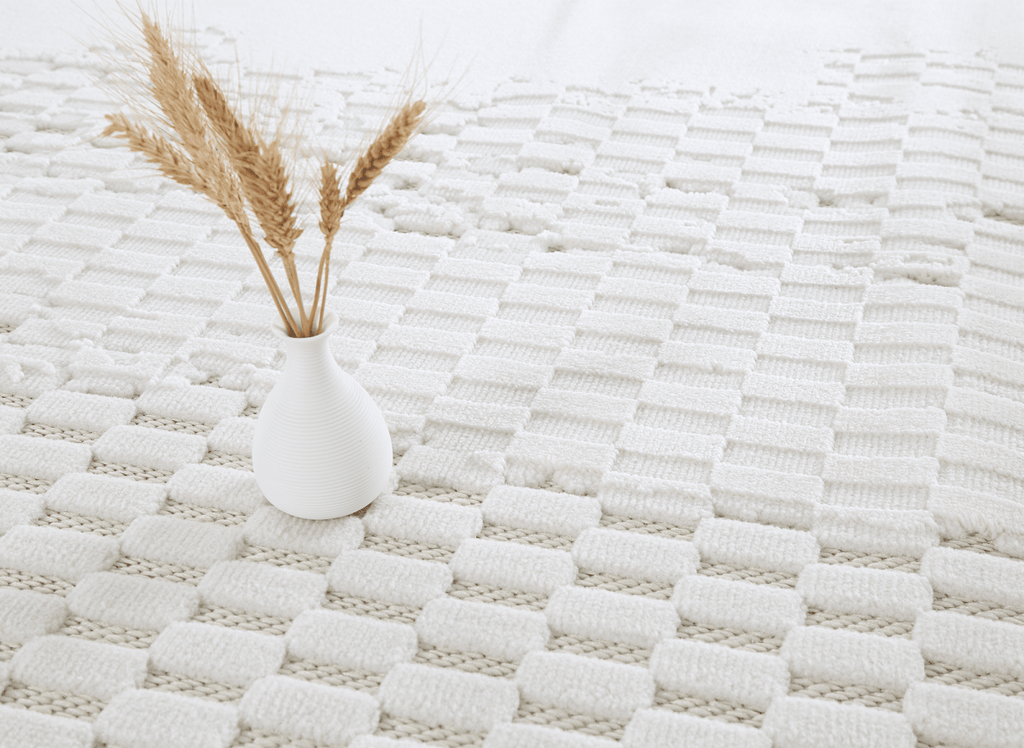 Tapis gris à motifs géométriques 160 x 230 cm VIENNE