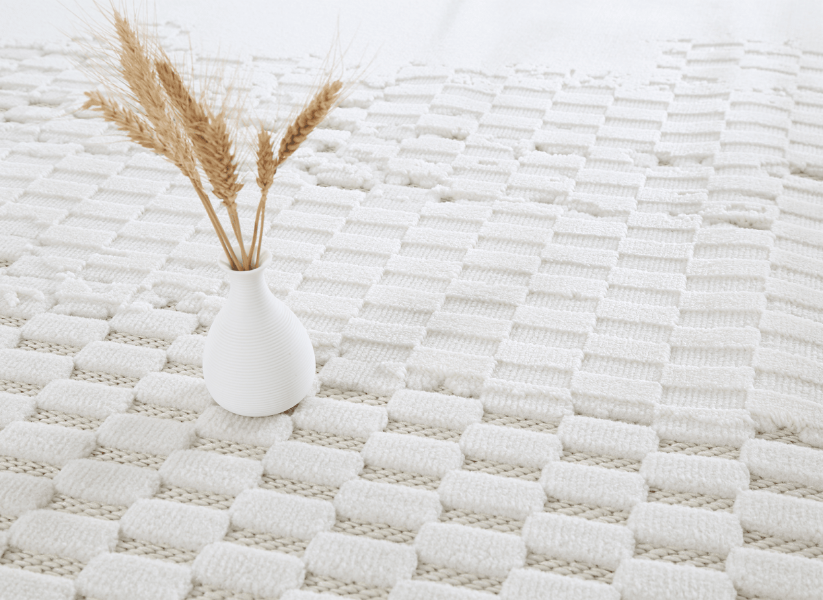 Tapis gris à motifs géométriques 160 x 230 cm VIENNE
