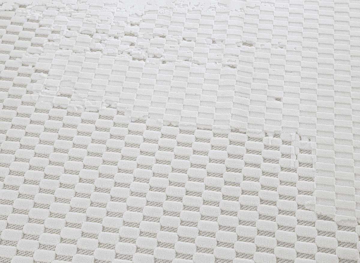 Tapis gris à motifs géométriques 200 x 290 cm VIENNE